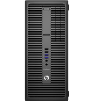  Front view of HP EliteDesk 800 G2 desktop  